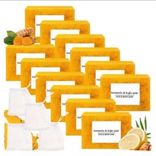 Tumeric Lemon Kojic Acid Soap Skin Whitening, Dark Spot Removal, 3.53oz