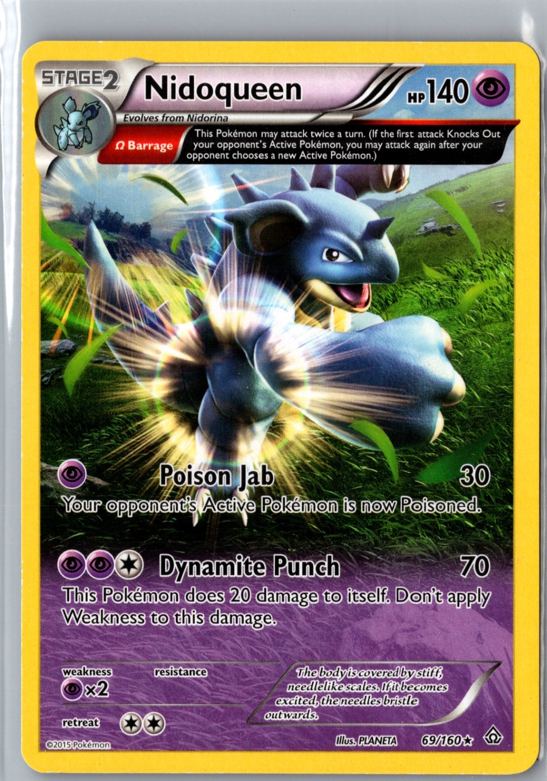 Nidoqueen (Omega) Rare XY - Primal Clash 69/160 LP