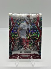 2025 Panini Phoenix - Rookies Will Johnson #221 Silver Lazer (RC)