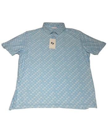 FORE FATHERS Mens XL Polo Golf Shirt - FHO Frontiers Heroes Outdoors Texas