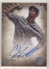 2015 Bowman Inception Prospect Carl Edwards Jr CJ Edwards #PA-CE Auto 2u3