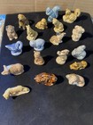 Lot of 19 Wade Whimsies Red Rose Tea Mini Ceramic Figurines Variety of Animals