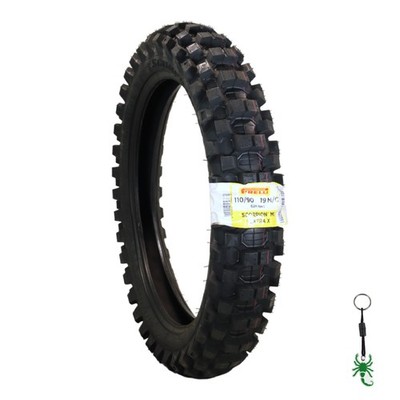 Pirelli Scorpion MX Extra X 110/90-19 Tube Type Rear Motorcycle Tire w/ Keychain