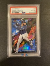 2024 Topps Finest Junior Caminero Blue Refractor /200 RC