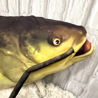 Giant Catfish Plush Tree House Kids Jumbo Trout Fish Stuffed Animal Plush 52  XL