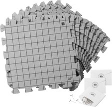 - Blocking Mats for Knitting  Crochet Projects, 12" X 12", 9 Pack with 150 Pcs