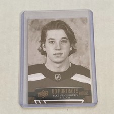Jake Neighbours UD Portraits Rookies 2021-22 Upper Deck Series 2 Hockey