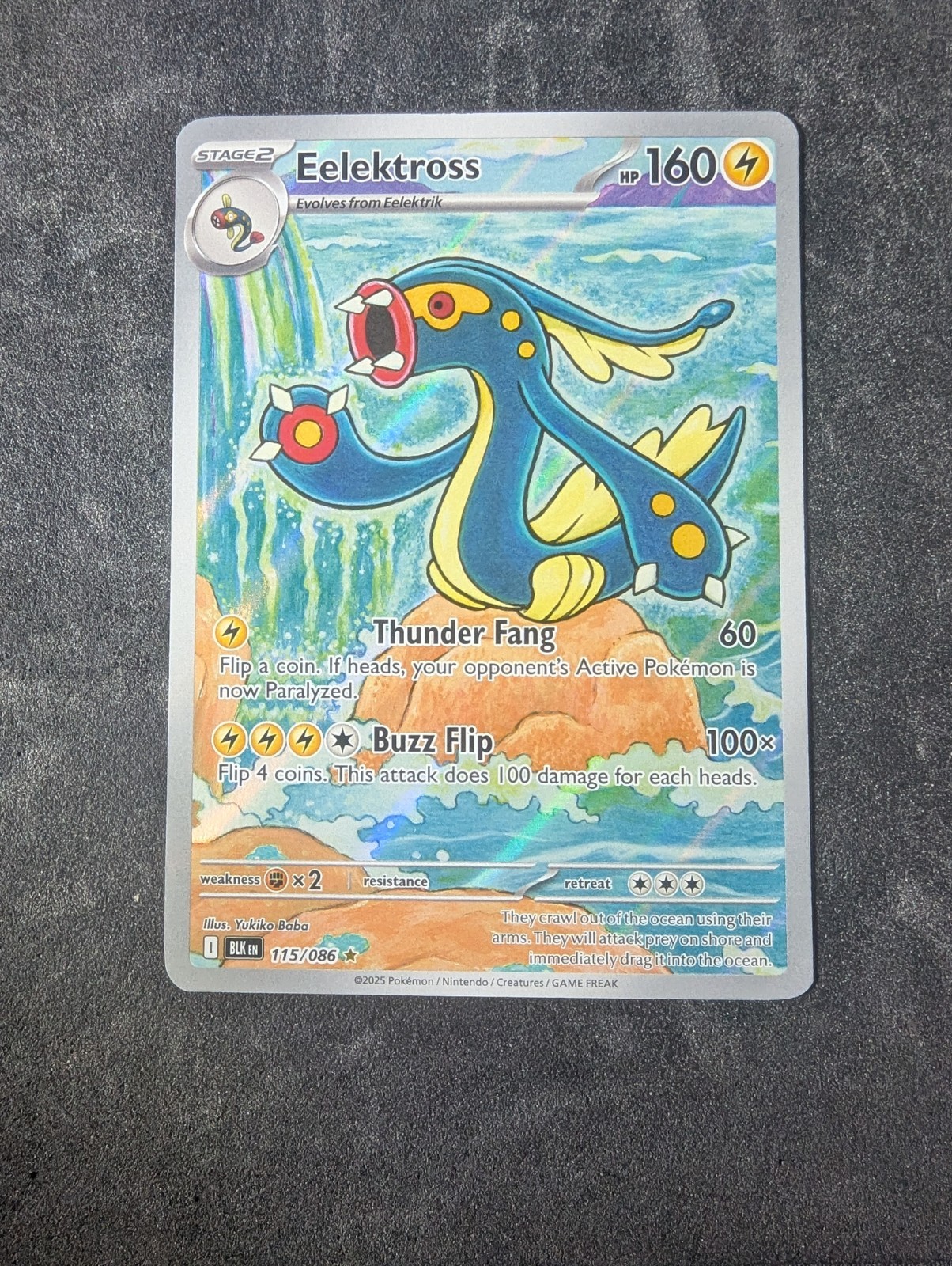 Eelektross 115/086 Sv: Black Bolt Holo