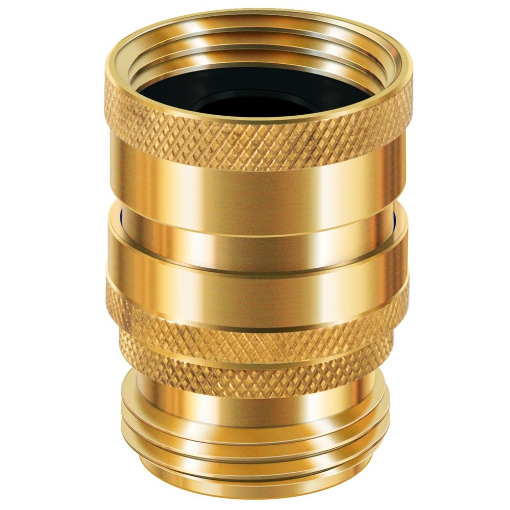for Dramm 22729 Heavy Duty Brass Hose Coupler Quick Disconnect Connector 3/4"
