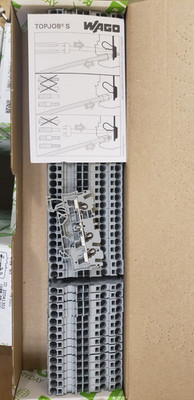 WAGO 2004-1301 Feedthrough Terminal Block, Rail Mount, 3-conductor (Qty.50)
