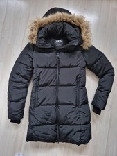 ZARA Steppmantel Daunenmantel mit Kapuze