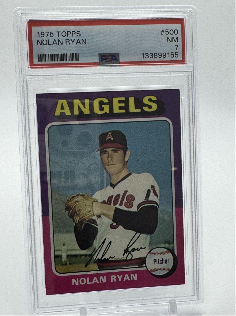 1975 Topps Nolan Ryan PSA 7 Anaheim Angels #500