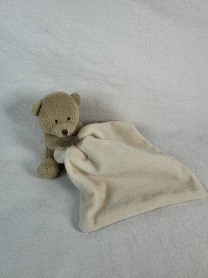 Doudou et Compagnie Paris Bear Cub Plush 4'' Lovey Security Blanket Super Soft