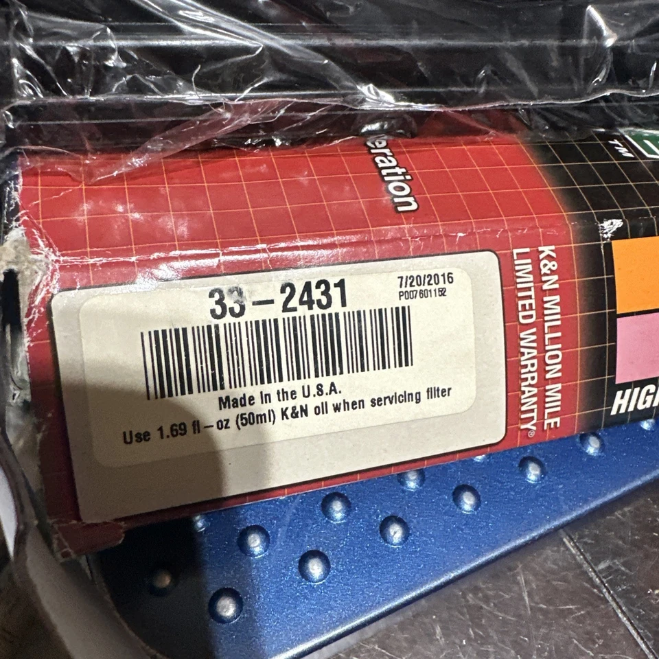 Filtro Aire K&N 33-2431 Ford Mustang 3.7l (2011-14) 4.6l (2010) 5.0l (2011-14) Foto 4 de 4