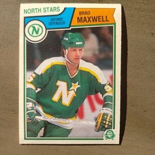 1983-84 O-Pee-Chee Brad Maxwell #175 Minnesota North Stars  