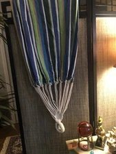 Hammock Without Frame. Striped Pattern, Multi-colored.