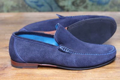 loake nicholson suede loafers