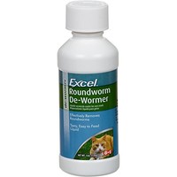 Excel Roundworm Liquid Cat De-wormer, 4-ounce Excel Roundworm Liquid Cat De-wormer, 4-ounce