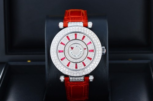 Franck Muller Double Mystery Ruby 18kt White Gold Diamond