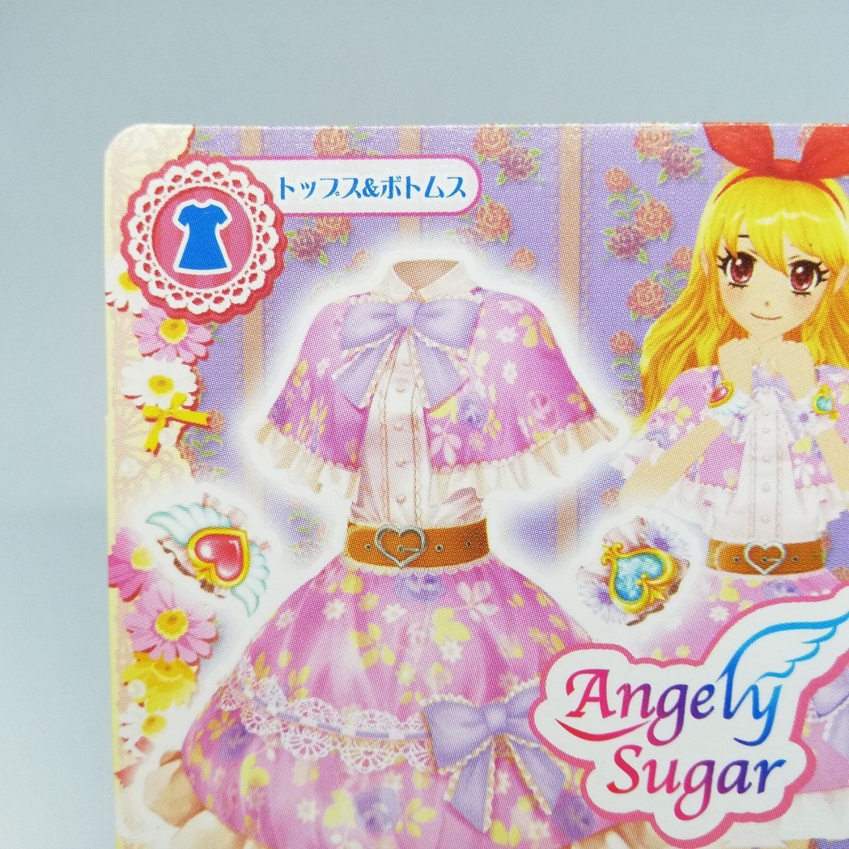 MC-003 Pink small floral dress Ichigo Hoshimiya Aikatsu! Card