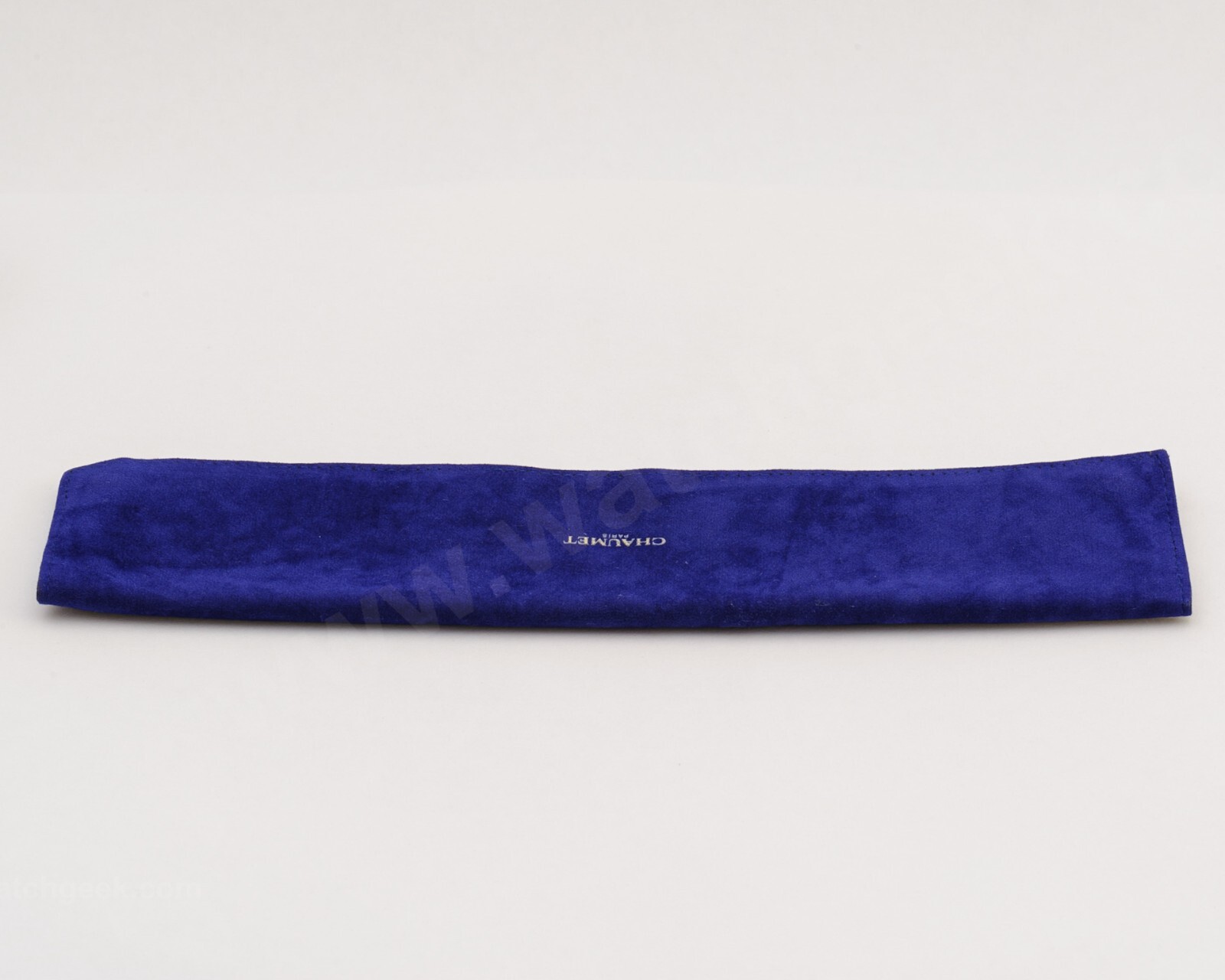 100% Authentic Chaumet Watch Sleeve Travel Pouch Velvet Blue - RARE