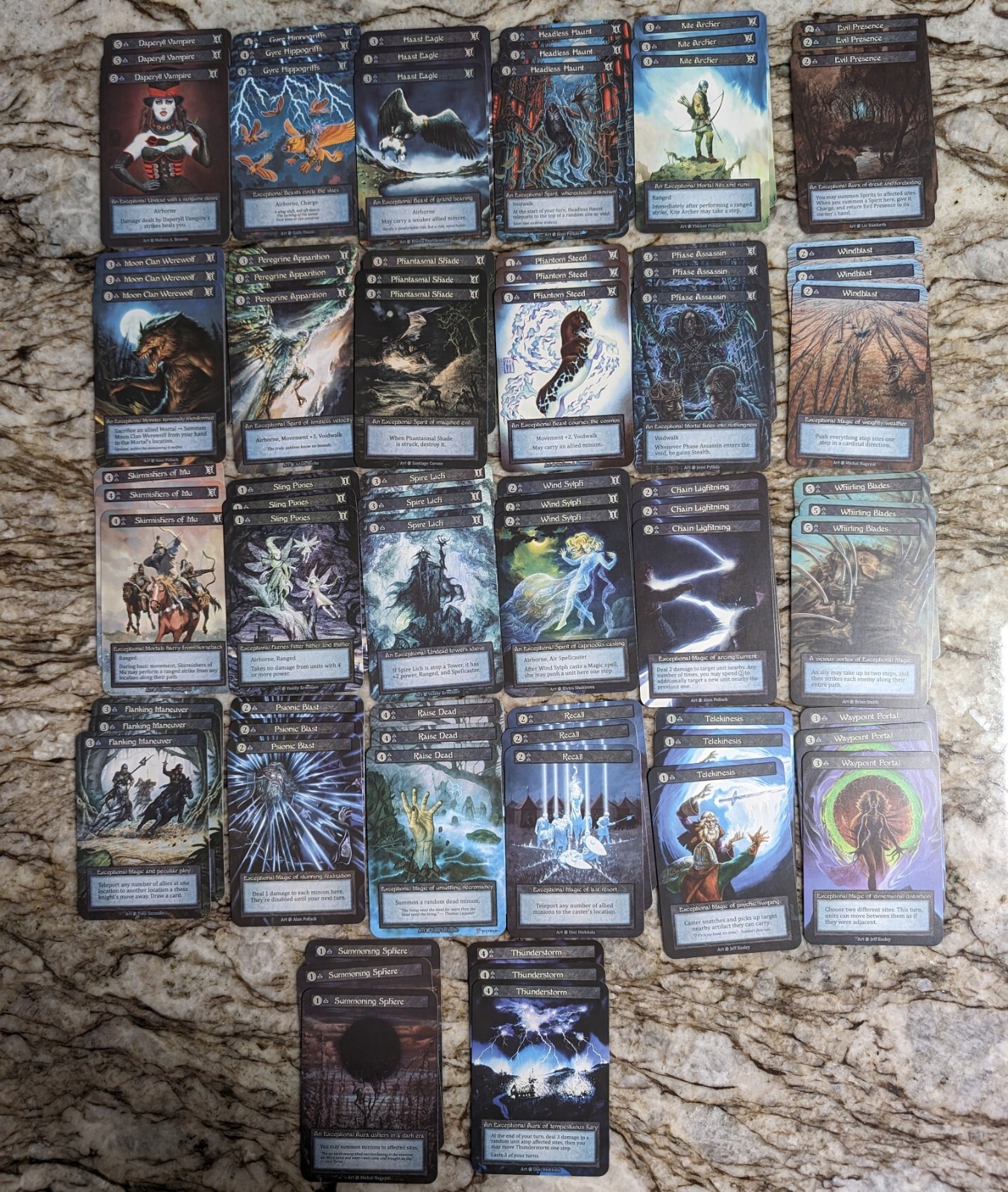 Sorcery - Complete Ordinary + Exceptional Playset- w/Avatars Inc Dual Sites