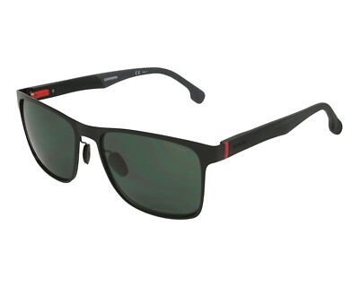 Carrera Matte Black Frame with Green Lenses Sunglasses CARRERA 1048S 0003 UC Sunglasses Matte Black Frame Green  main image 3