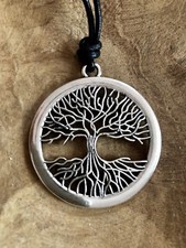 YGGDRASIL Freya Frau Mittelalter Lederband Lebensbaum Irminsul Schmuck K20.19