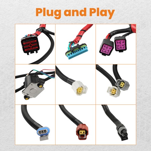 Wire harness For Ford Super Duty F-450 F-550 with 7.3L YC3Z-12B637-BA 2000-2001 - Picture 3 of 12
