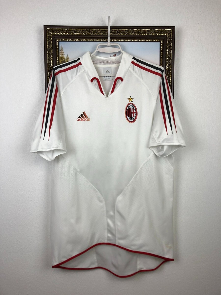 2004-05 AC Milan ミラン　ポロシャツ adidas 希少 2004-05 AC Milan adidas CL 1/4 Zip Polo Shirt - 9/10 - (XXL)