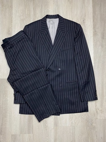 Hugo Boss Vintage Wool Suit Double Breasted Blazer + Pants Size L