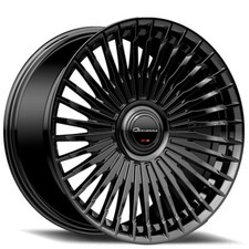 22'' Giovanna Tulum Gloss Black Tires fit Maserati Levante Flex Explorer Taurus