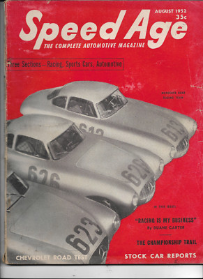 SPEED AGE MAGAZINE---AUGUST 1952