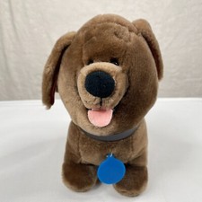 Vintage Dakin Plush Puppy Dog Barbara Alexander 1984 Dark Brown Chocolate Lab