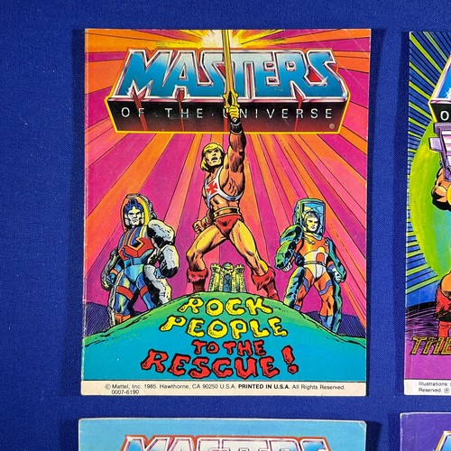 Masters Of The Universe 1985 Vintage Mini-Comic Book Lot of 6 MOTU Mattel - Picture 3 of 19
