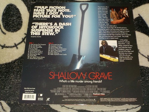 Shallow Grave Widescreen Laserdisc LD Ewan McGregor Danny Boyle Free Ship $50 - 第 2/2 張圖片