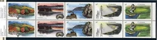 Canada Stamp Scott #1412b, Canadian Rivers, Booklet Pane of 10, MNH, SCV$7.50