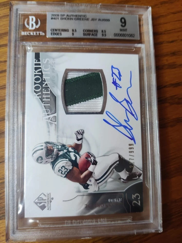 Shonn Greene SP Authentic Autographs #SPSG Base