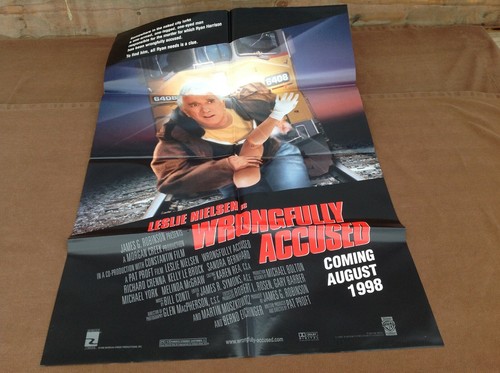 1998 Wrongfully Accused Original Movie House Full Sheet Poster