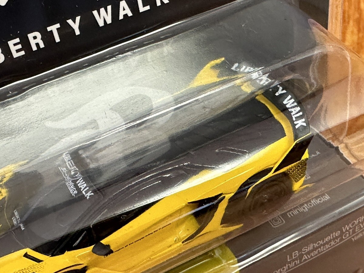 Mini Gt 1/64 Liberty Walk Lamborghini Aventador Gt Evo Mini Gt 1/64 Liberty Walk Lamborghini Aventador Gt Evo