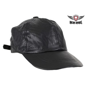 womens leather baseball hat