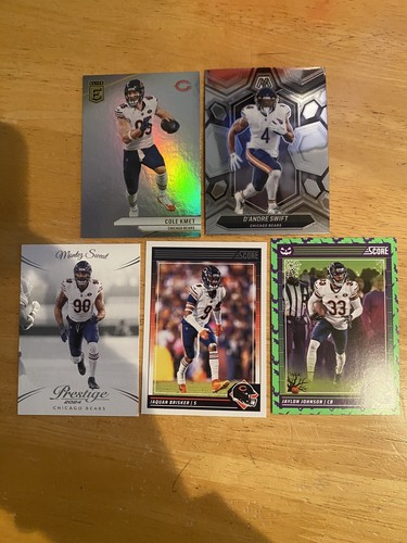 Kmet, Swift, Sweat, Brisker, Johnson 5 Karten Lot 2024 Score Bears Karten