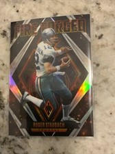 2022 Panini Phoenix Football Roger Staubach Fire Forged Dallas Cowboys 🔥🔥