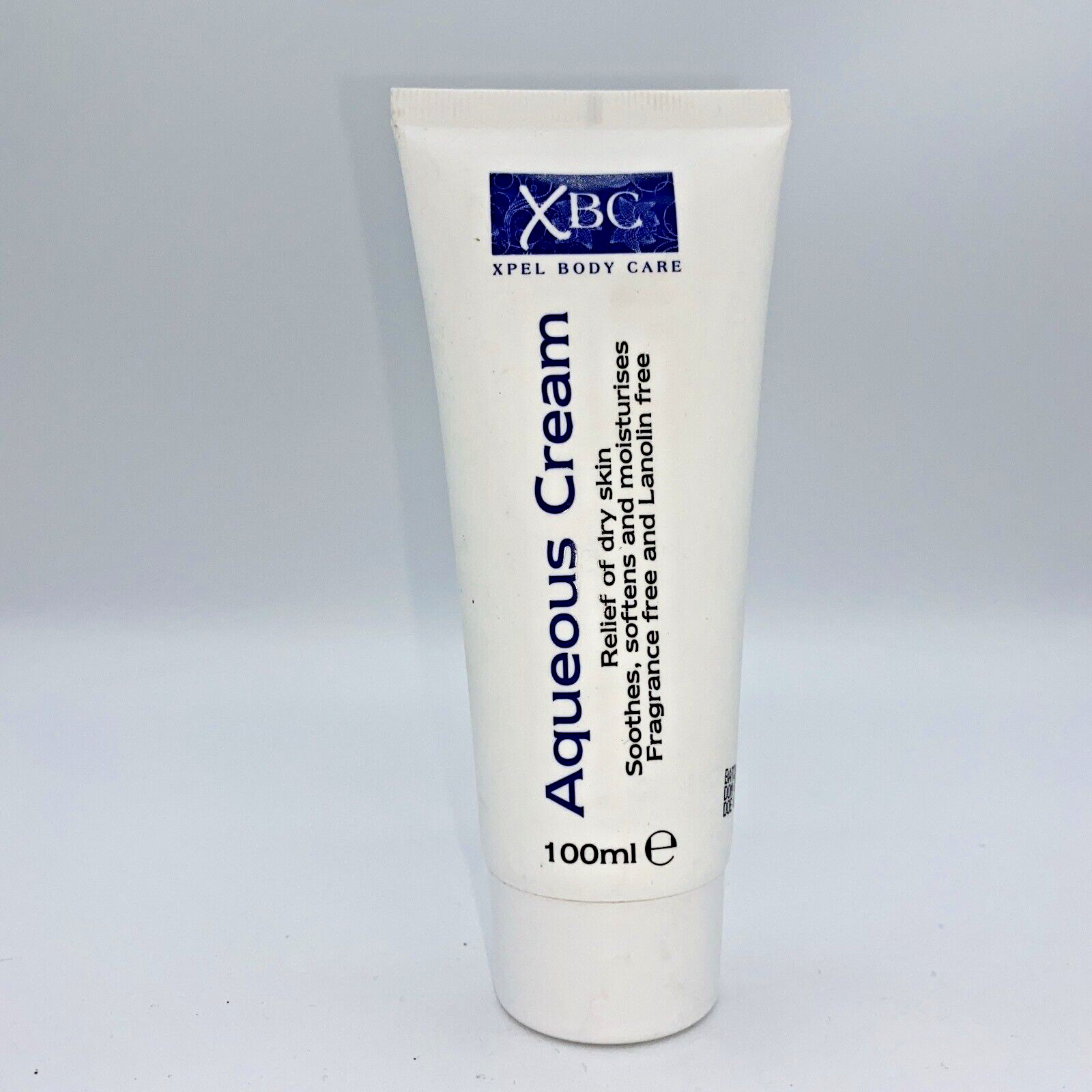 12x XBC Aqueous Moisturising Cream Tube -Dry Skin Relief | Fragrance Free- 100ml - Image 6
