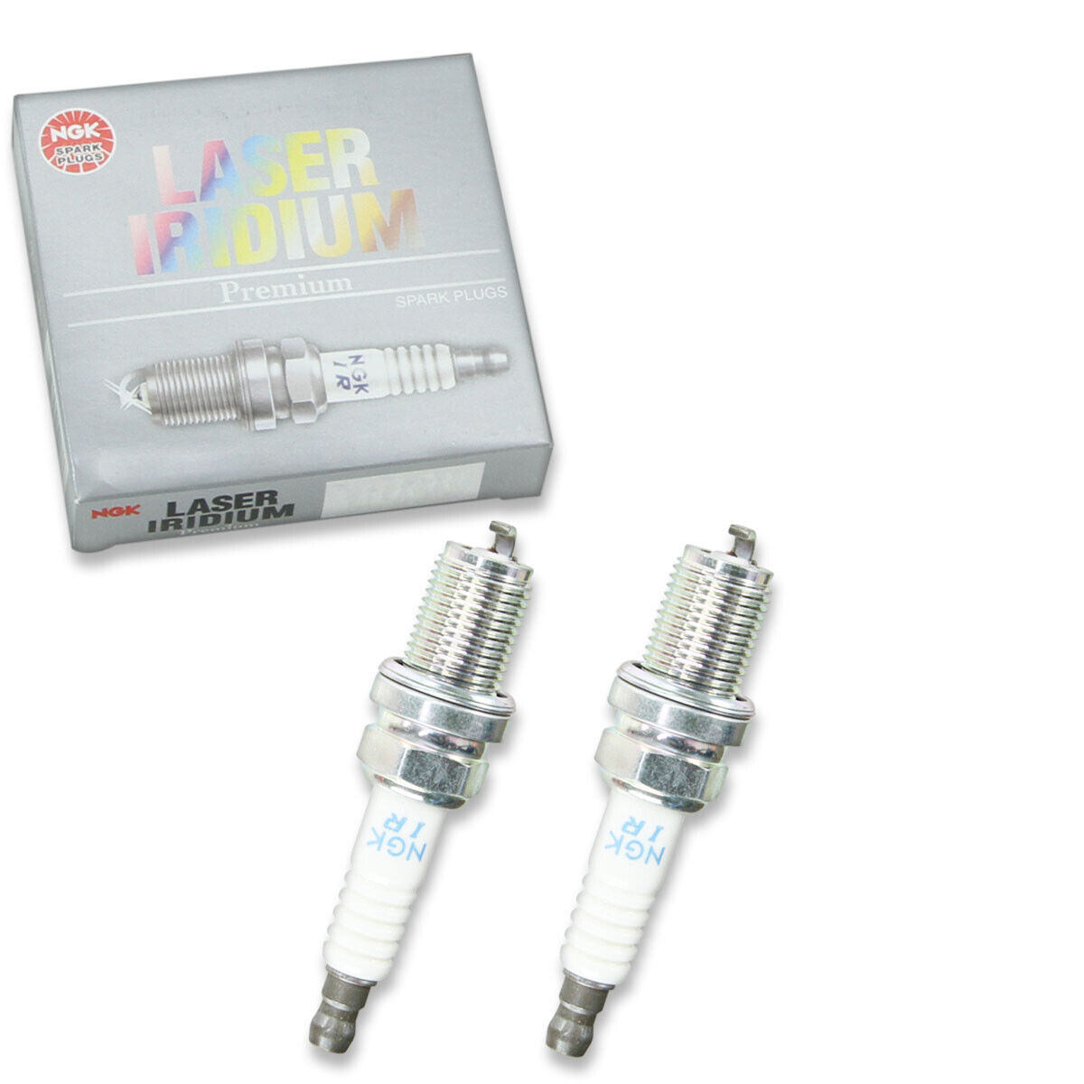 2 pc NGK 4709 FR9BI-11 Laser Iridium Spark Plugs for IK27C11 IK01-27 AR3910 ja