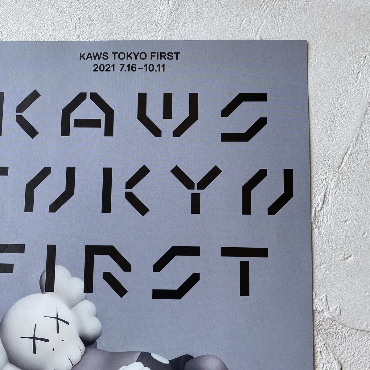KAWS TOKYO FIRST Flyer Invite 2001 2021 Sticker 3-Piece Set