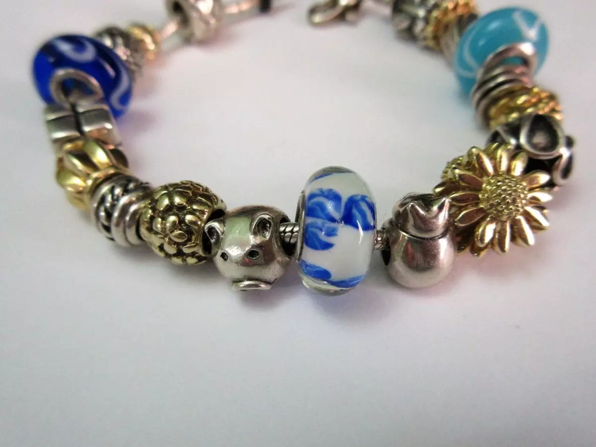 Slider charm bracelet sale