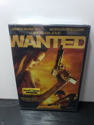 Wanted ~ DVD 2008 ~ Widescreen ~ Angelina Jolie & Morgan Freeman (BN)