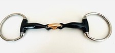 Eggbutt Sweet Iron Snaffle Bit with Copper lozenge '(UK Seller, Free P & P)'