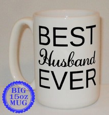 Best Husband Ever Huge 15 Oz Mug Can Be Personalised Funny Valentine Cup Gift